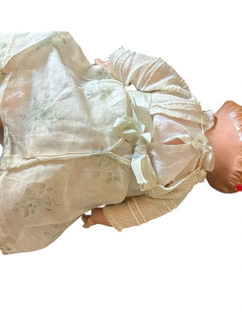Pudgy Peggy Vintage-style White Baby Doll with Blonde Hair - Kids Toys